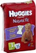 Huggies Supreme Natural Fit Diapers Size 3 16-28 Lbs, 31.0 CT (3 Pack) ( Baby Diaper Huggies )