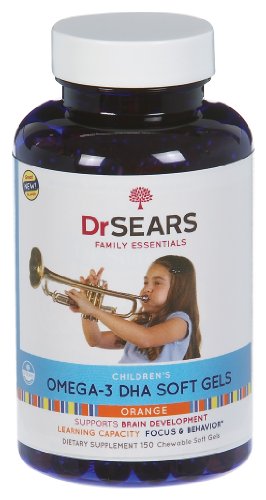 Dr. Sears Family Approved - Children's Omega-3 Dha Soft Gels, 150 softgels รูปที่ 1