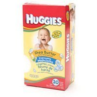 Huggies Disposable Baby Washcloths, Shea Butter with Moisturizers - 20 Count รูปที่ 1