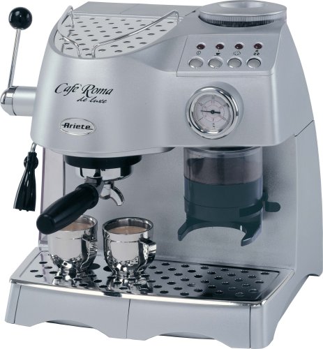 Lello 45920 Ariete Cafe Roma Deluxe Espresso/Cappuccino Maker with Built-In Coffee Grinder รูปที่ 1