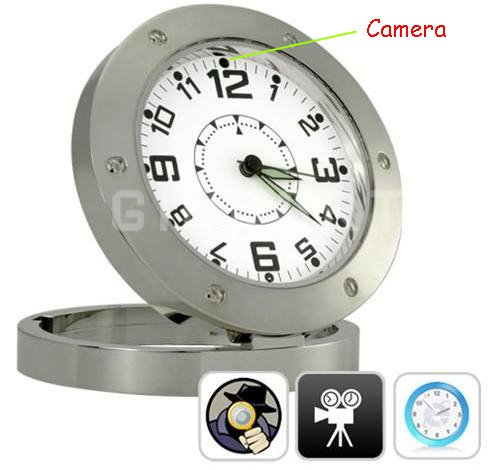 Mini Dv DVR Camera Desk Clock Motion Detection Watch ( CCTV ) รูปที่ 1