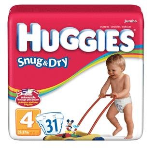 HUGGIES SNUG/DRY STEP 4 55504 , JUMBO FITS 22-37LBS รูปที่ 1