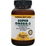 Country Life Super Omega-3, 60-Count รูปที่ 1