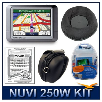 nuvi 250W Portable GPS navigation - 
