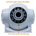 รูปย่อ Genuine FOSCAM wireless white IP camera Pan 270° Tilt 120° MJPEG Night Vision 2 way audio ( CCTV ) รูปที่3