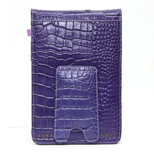 JAVOedge Purple Croc Flip Style Case for the Amazon Kindle 2 (2nd Gen) รูปที่ 5