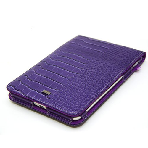 JAVOedge Purple Croc Flip Style Case for the Amazon Kindle 2 (2nd Gen) รูปที่ 4