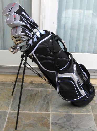 Mens Ti Golf Set Complete Clubs & Bag Driver, Fairway Wood, Hybrid, Irons, Putter Right Handed  รูปที่ 1