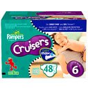 Pampers Cruisers Diapers Size 6, 48.0 CT (2 Pack) ( Baby Diaper Pampers ) รูปที่ 1