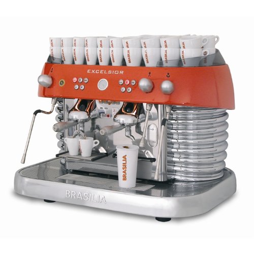 Brasilia Excelsior-2R Excelsior 2 Group Raised Espresso Machine With a Wide Circular Base รูปที่ 1