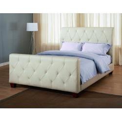 Creston Bed Taupe Leather (leather bed) รูปที่ 1