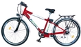 Green Cruiser Thunder Electric Mountain Bike - Red 