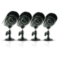 Defender SP301-4C Four Indoor and Outdoor Night Vision CCD Security Cameras with High Resolution (Black)