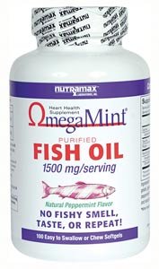 Nutramax Omega Mint Purified Fish Oil, 1500 mg Chewable Softgel - 100 Count ( Nutramax Omega 3 ) รูปที่ 2