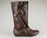 รูปย่อ Crinkle Leatherette Buckle Boot ( Riding shoe Qupid ) รูปที่3