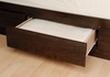 รูปย่อ Tall Full Size Platform Bed with Bookcase Headboard - Prepac Furniture - EDB-5612-SET-2  รูปที่5