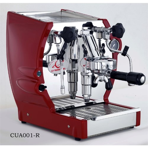 La Pavoni CUA001-R Cuadra Commercial Espresso Machine With Stainless Steel Panels รูปที่ 1