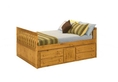 American Woodcrafters Crossroads Full Size Captain's Bed 