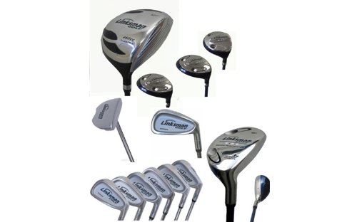 New Linksman Golf Mens X7 Complete Golf Club Set Irons Woods ( Linksman Golf Golf ) รูปที่ 1