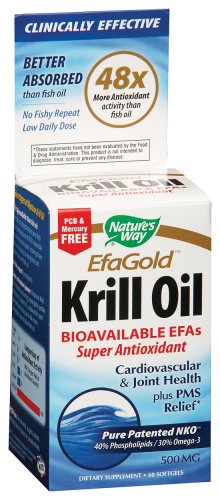 Nature's Way - Krill Oil, 500mg, 60 softgels รูปที่ 1