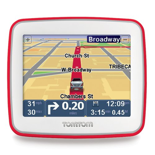 TomTom EASE 3.5 Inches Portable GPS Navigator (Red) รูปที่ 1