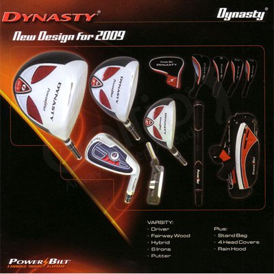 Powerbilt Dynasty Varsity Full Set (Driver, FW, #4 Hybrid, #5-Iron thru PW, Putter, Stand Bag) ( PowerBilt Golf ) รูปที่ 3