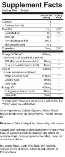 Natrol - Omega 3-6-9 Complex, 90 softgels ( Natrol Omega 3 ) รูปที่ 4