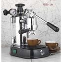 La Pavoni Professional 16 cup Lever Espresso Machine (Chrome and Black) รูปที่ 1