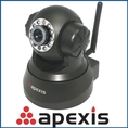 Support IE, Safari, Firefox, Google chrome browser /PT function/Reliable IP Cam/Apexis APM-J011-WS IP Camera with Pan & Tilt Speed control, DDNS service,64channel clients software, Support Gmail /Hotmail/Yahoo White/DDNS Function black ( Apexis CCTV )