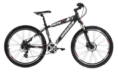 Lombardo Freerider 3000 Mountain Bike (26-Inch Wheels, 16-Inch Frame, Black Opaque)  รูปที่ 1