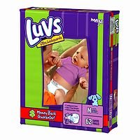 Luvs Mega Pack, Newborn, 4 to 10 Lbs 62 Ea (Pack of 3) รูปที่ 1