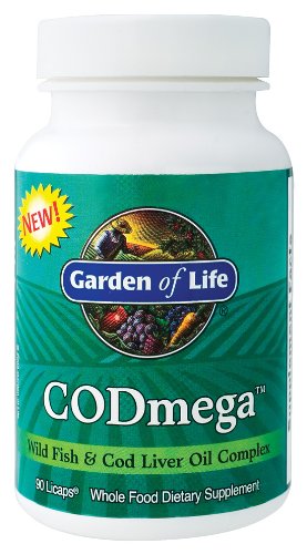 Garden of Life - Codmega Wild Fish & Cod Liver Oil Complex, 90 licaps(r) รูปที่ 1