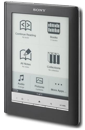 Sony Digital Reader Touch Edition (PRS600BC) with 6