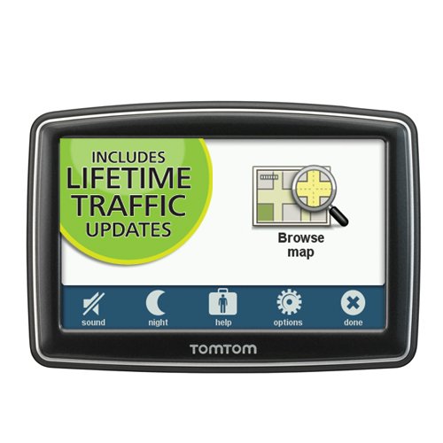 TomTom XL 350T 4.3 Inches Portable GPS Navigator (Lifetime Traffic Edition) รูปที่ 1