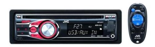 FACTORY REFURBISHED JVC KD-S27 Car CD / MP3 / WMA / AM/FM Receiver with Front USB, AUX Inputs and Remote (MADE IN INDONESIA) รูปที่ 1