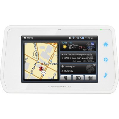 Clarion MiND 4.8 Inches Bluetooth Portable GPS Navigator (White) รูปที่ 1