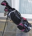 รูปย่อ Ladies Complete Golf Set Lady Clubs with Bag Magenta Color All Graphite Shafts Womens Driver Hybrids Irons Putter Game Improvement Latest Technology ( Aspire Golf Golf ) รูปที่1