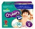 Pampers Cruisers Diapers Size 5 27+ Lbs, 56.0 CT (2 Pack) ( Baby Diaper Pampers )