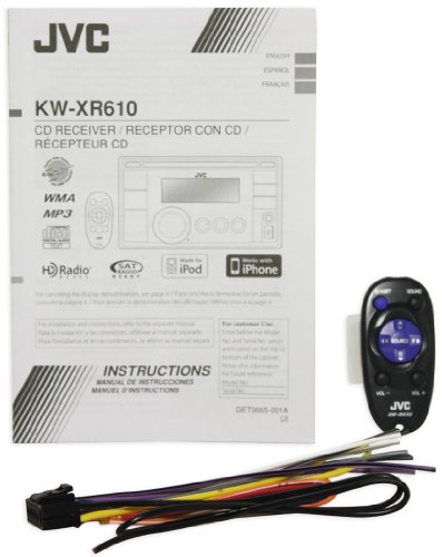 Brand New JVC Kw-xr610 Double Din Receiver with Front Usb Port and Hd/bluetooth/ipod Ready รูปที่ 6