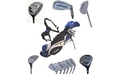 Linksman Golf X7 Mens Left Handed Complete Golf Set with Stand Bag 