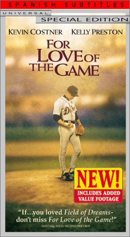 For Love of the Game [VHS] VHS Tape รูปที่ 1