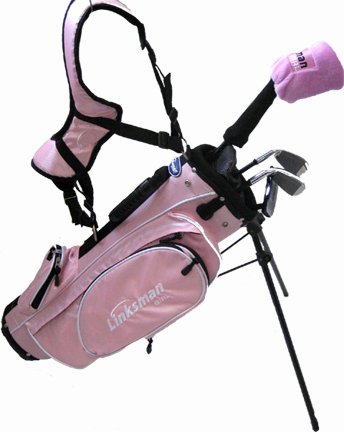 Linksman Golf 3-5 Year Old Girls Right Handed Junior Set w/ Stand Bag ( Linksman Golf Golf ) รูปที่ 1