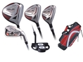 Precise Men's SLR Complete Golf Club Set (Right Hand Golfer, Black and Red) ( Precise Golf )