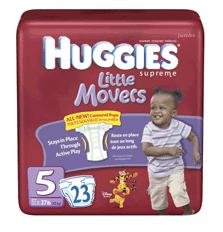 HUGGIES SUPREME L/M STEP 5 , LITTLE MOVERS JUMBO รูปที่ 1