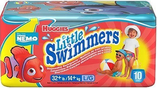 Huggies Little Swimmers Disposable Swimpants, Large, 10-Count รูปที่ 1