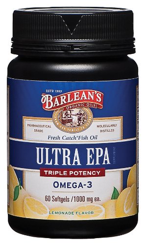 Barlean's Organic Oils - Ultra Epa Triple Potency, 1000 mg, 60 softgels รูปที่ 1
