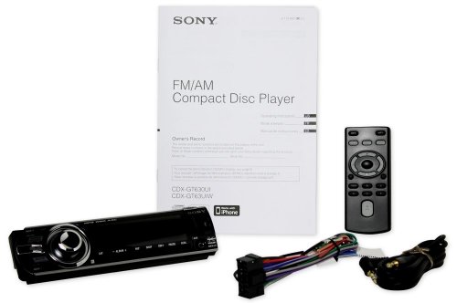 Brand NEW Sony Xplod Cdx-gt630ui Amazing Car Audio Cd/mp3 Receiver with 52x4 Watt Amp and Usb Input and Detachable Face + Ipod Interface Built in + 3 Sets of Pre-amp Outputs *Free $20.00 Mp3/ipod Cable* รูปที่ 5