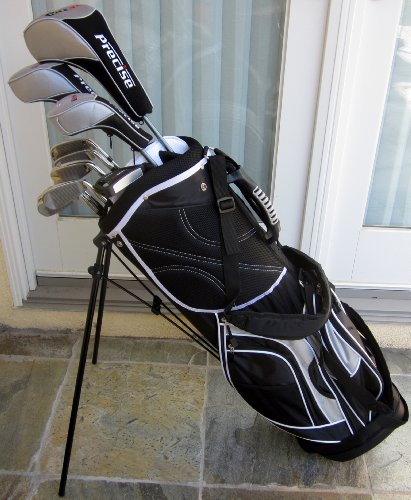 Tall Mens Left Handed Complete Golf Club Set Fits Taller Men 6'0