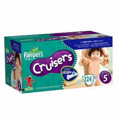 Pampers Cruisers, Size 5, 124 Count รูปที่ 1