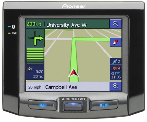 Pioneer AVIC-S1 3.5 Inches Bluetooth Portable GPS Navigator ( Pioneer Car GPS ) รูปที่ 1